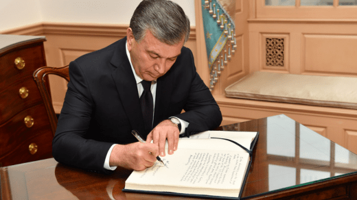 president uzbekistan shavkat mirziyoyev