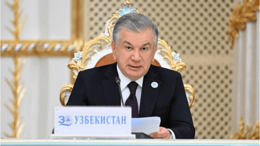 uzbek president shavkat mirziyoyev