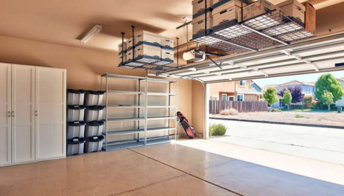 garage ceiling shelves